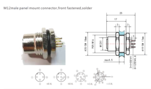 M12 Panel Mount Connectors