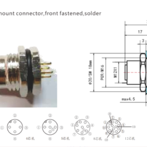 M12 Panel Mount Connectors