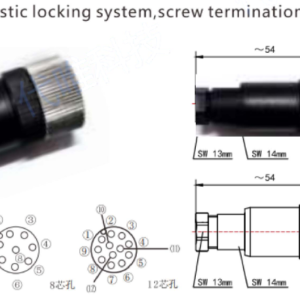 M12 Molded Cable Connectors